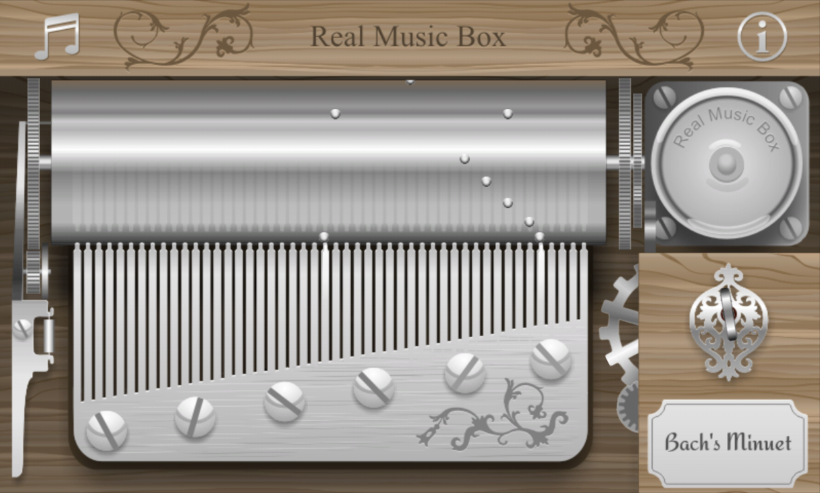 Real Music Box app screenshot